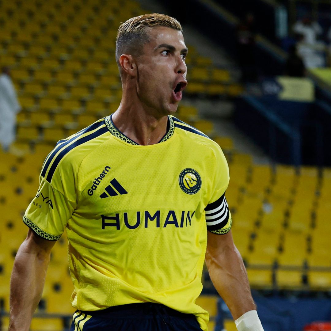 Cristiano Ronaldo durante un partido del Al-Nassr